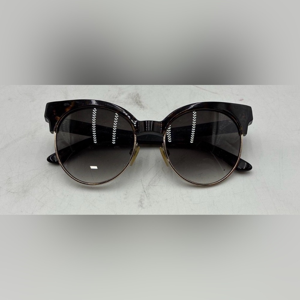Balenciaga Women's BA 128 Sunglasses
Tortoiseshell Gold Cat Eye COA 51-19-140 - Picture 2 of 16